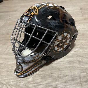 Boston Bruins NHL Street Hockey Goalie Mask Youth Franklin GFM 1500